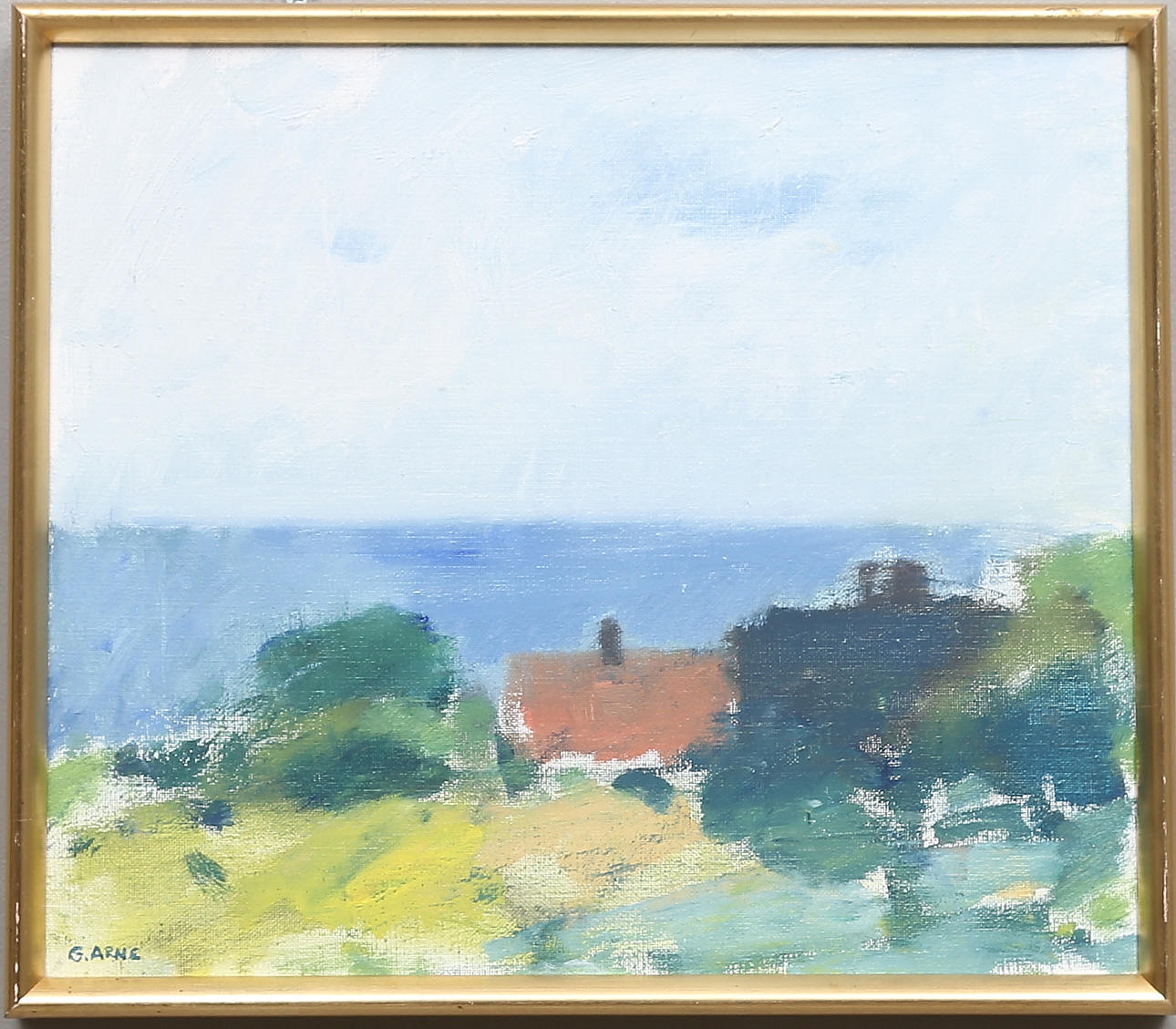 GUSTAV ARNE. Olja på duk, signerad.