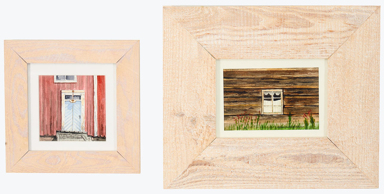 GÖRAN KLOCKERMAN. Gate and window, 2 items.