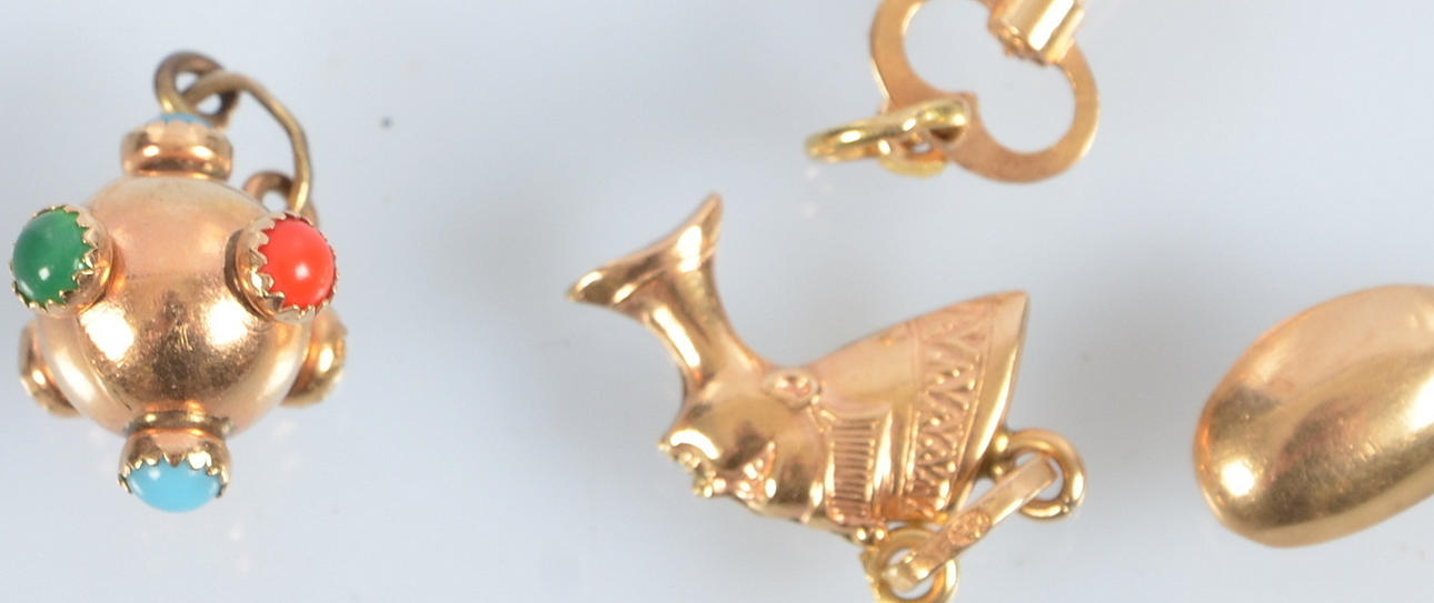 BERLOCKER, 4 st. Guld 18k.