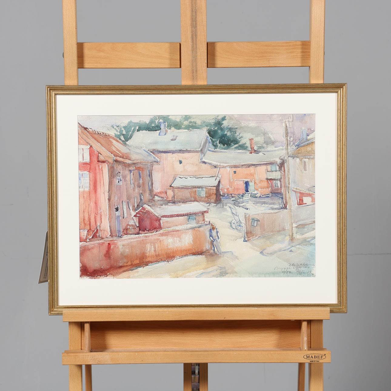 HANS STRIDH. WATERCOLOUR, signed and dated 1934.