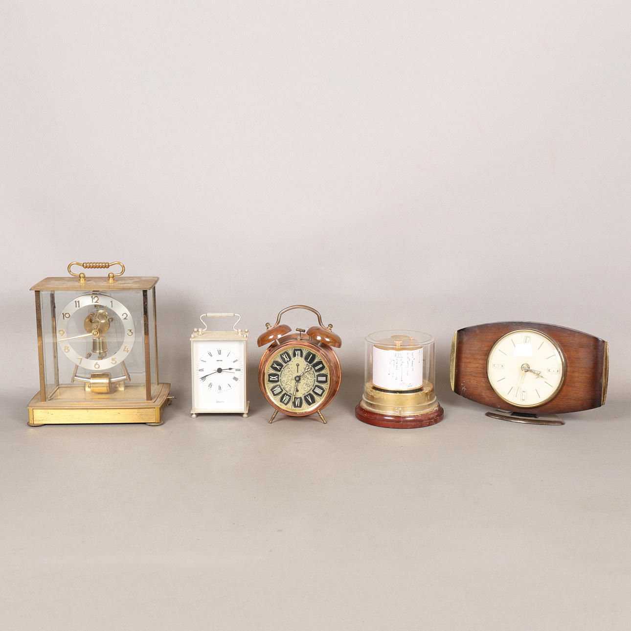FOUR CLOCKS AND A BAROGRAPH (5).