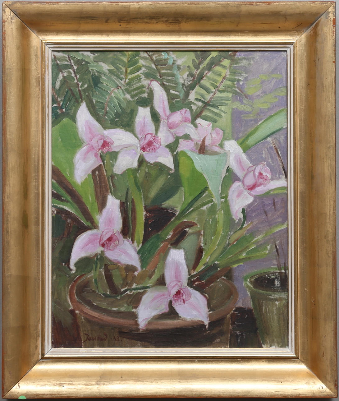 LENNART JARSTAD. Olja på duk, signerad och daterad -43.