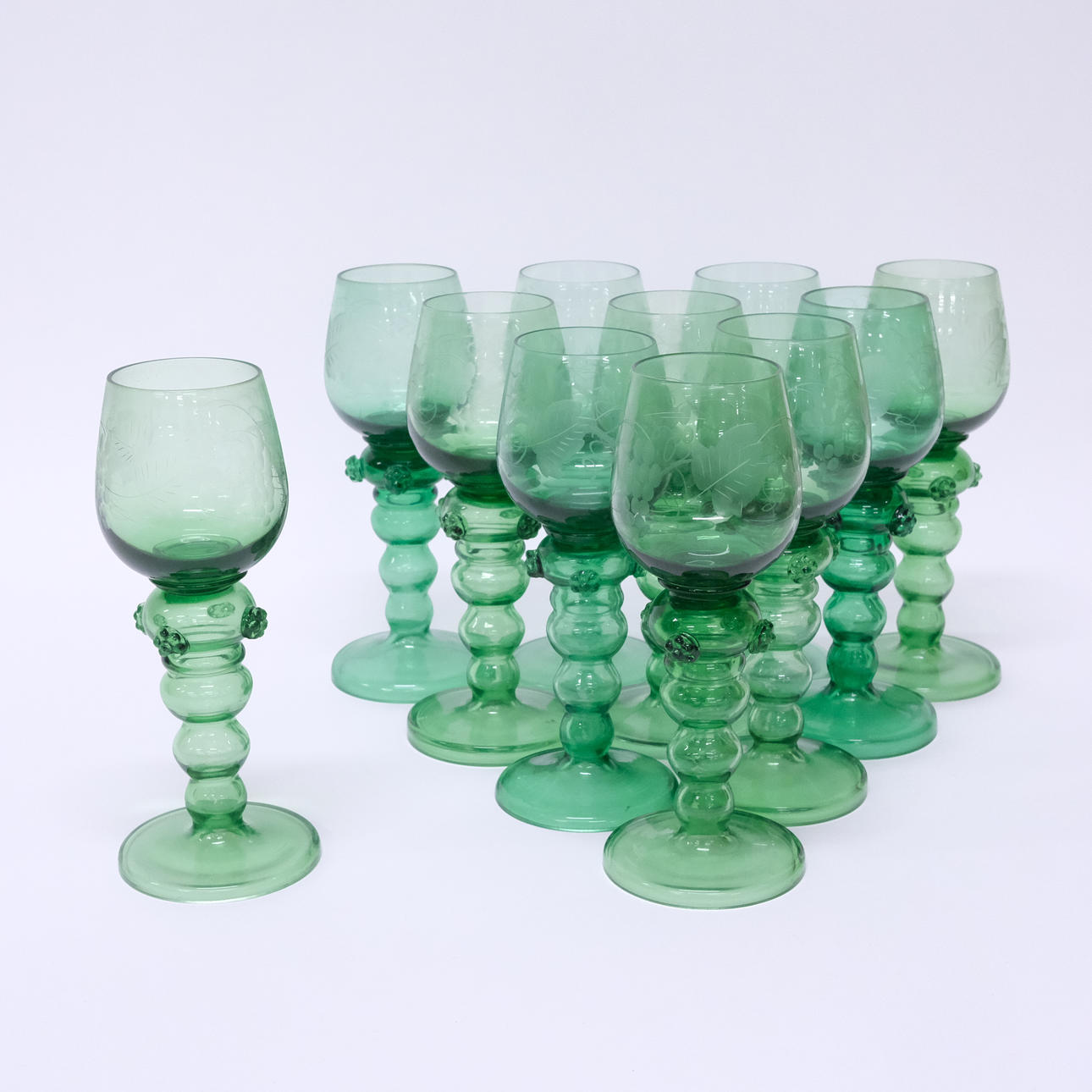11 RÖMER GLASSES.