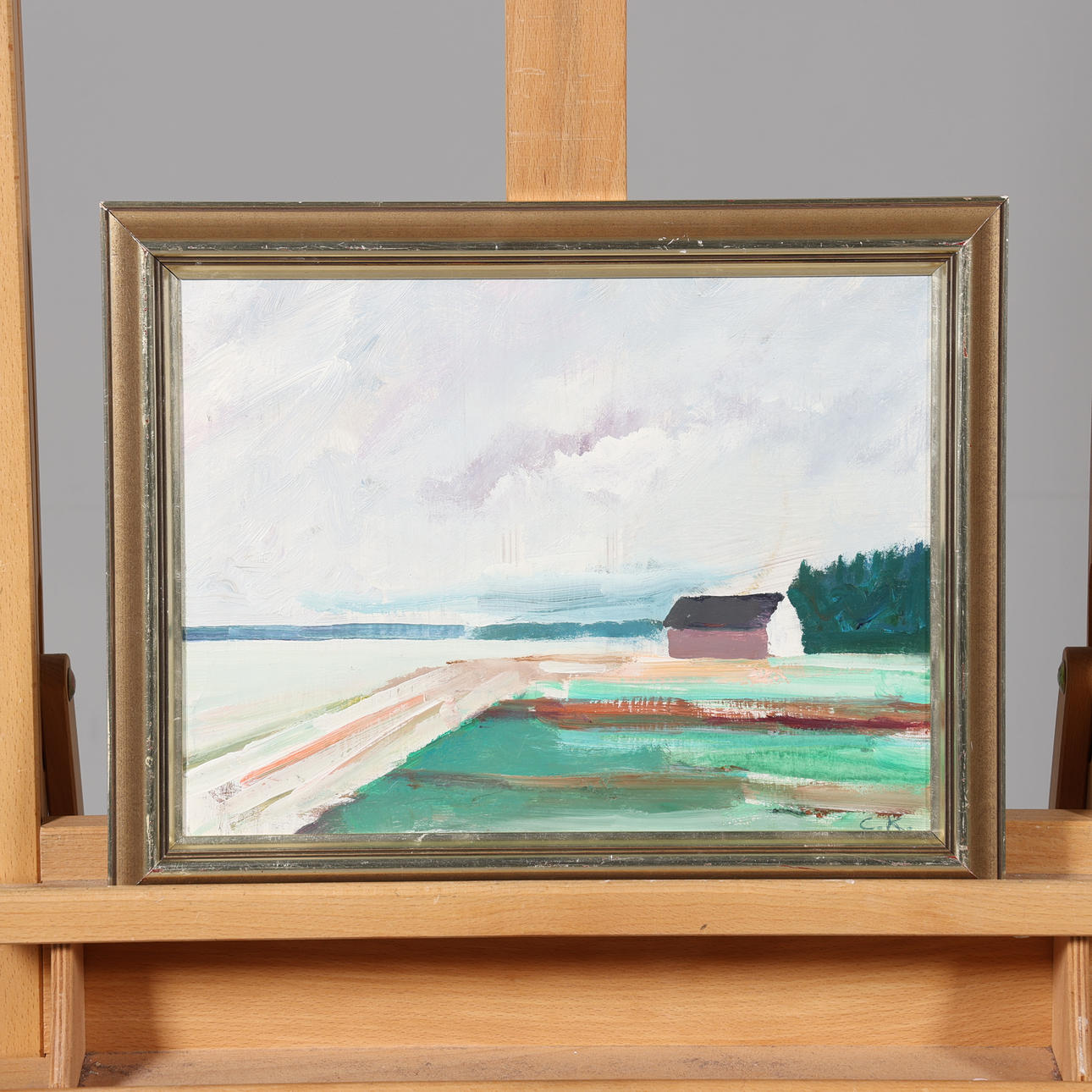 CARL KÖHLER. OIL ON PANEL, signed.