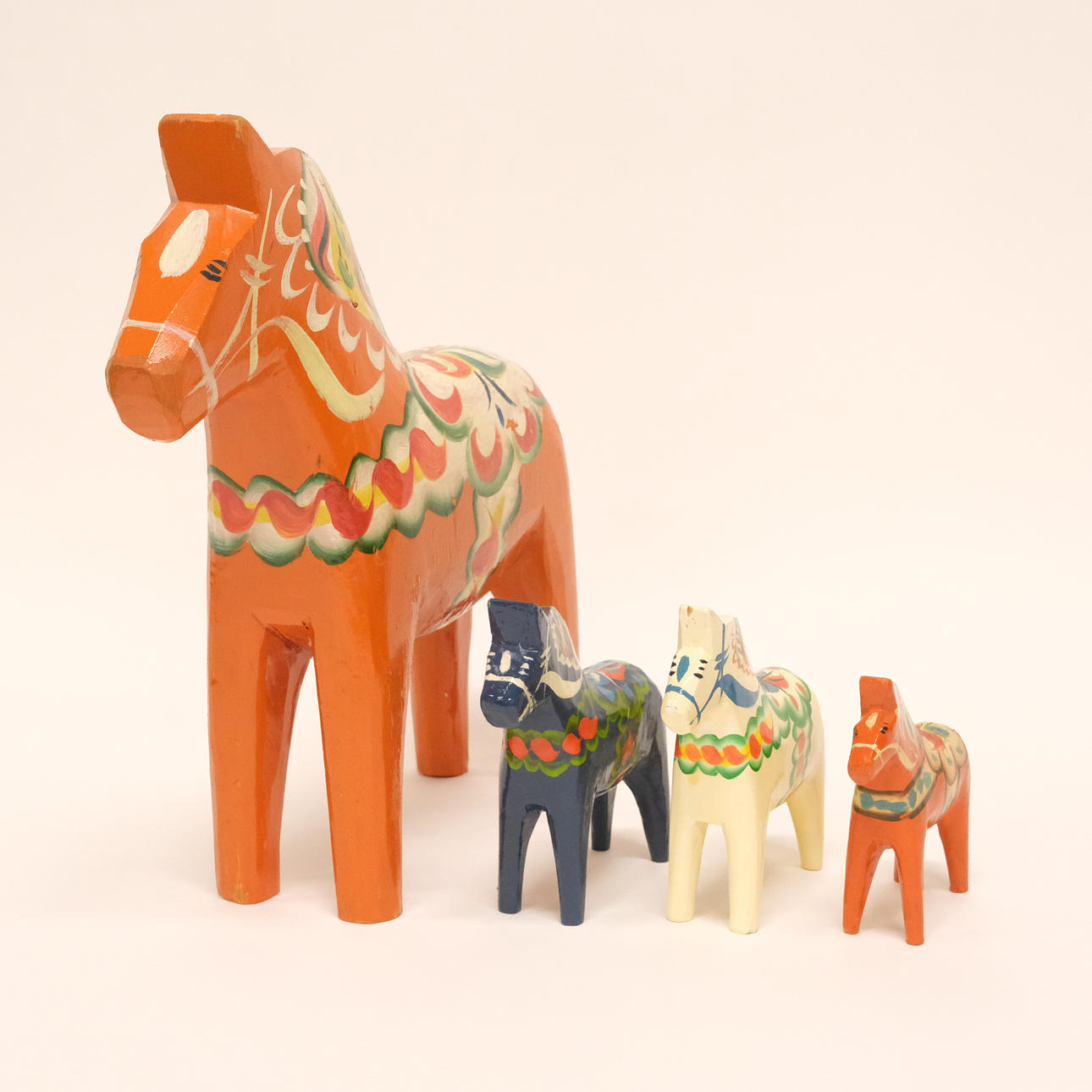 FOUR DALA HORSES.