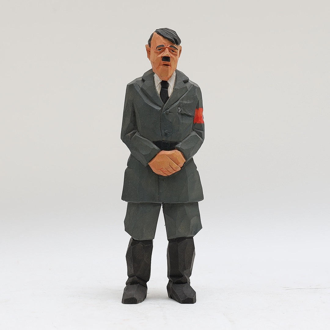 TRÄFIGUR, Gunnarsson, föreställande Tysk general.