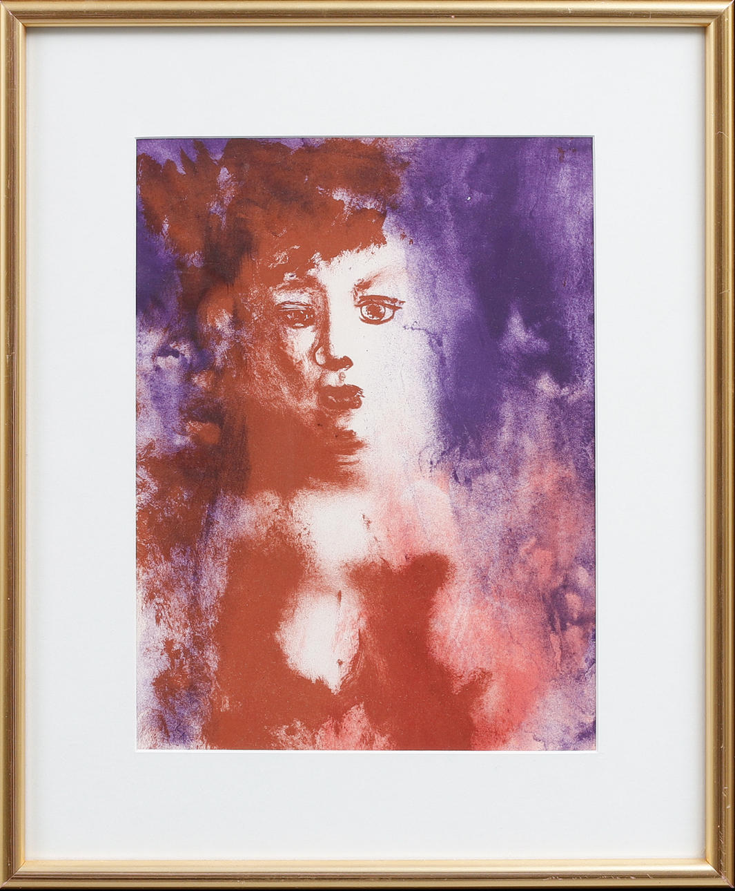 PETER DAHL. Portrait. Lithograph, AIX Galerie.