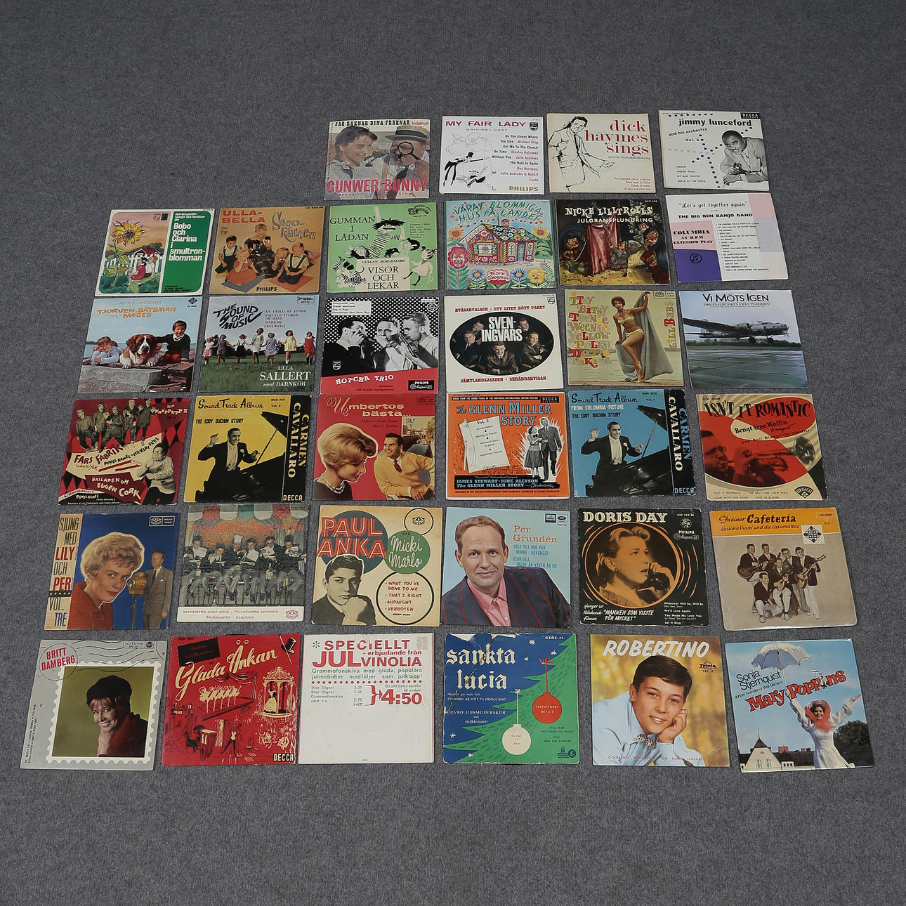 SAMLING VINYLSKIVOR / SINGLAR.