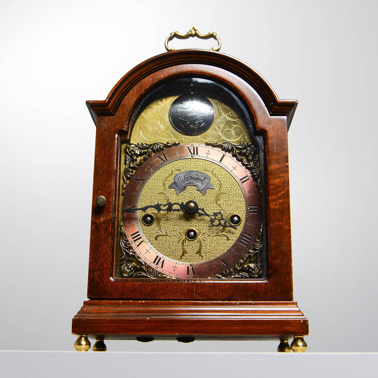 TABLE CLOCK, John Warmink, Wuba, Netherlands, mid-20th century.