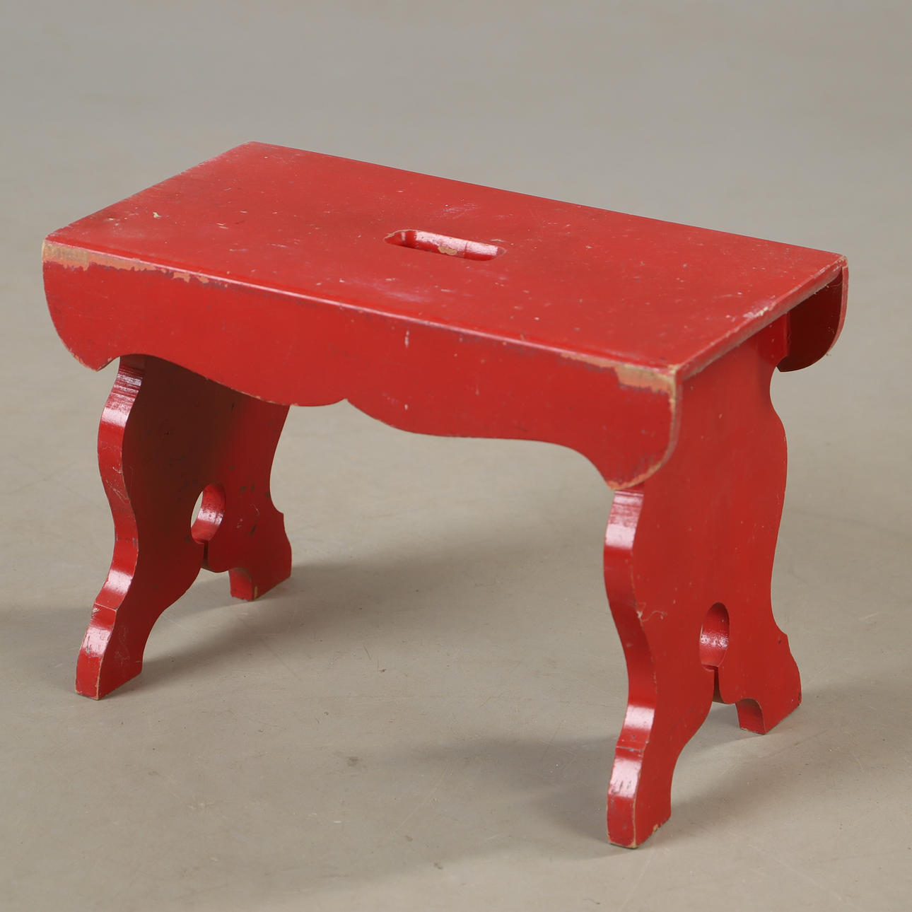 STOOL, painted, 20th century.