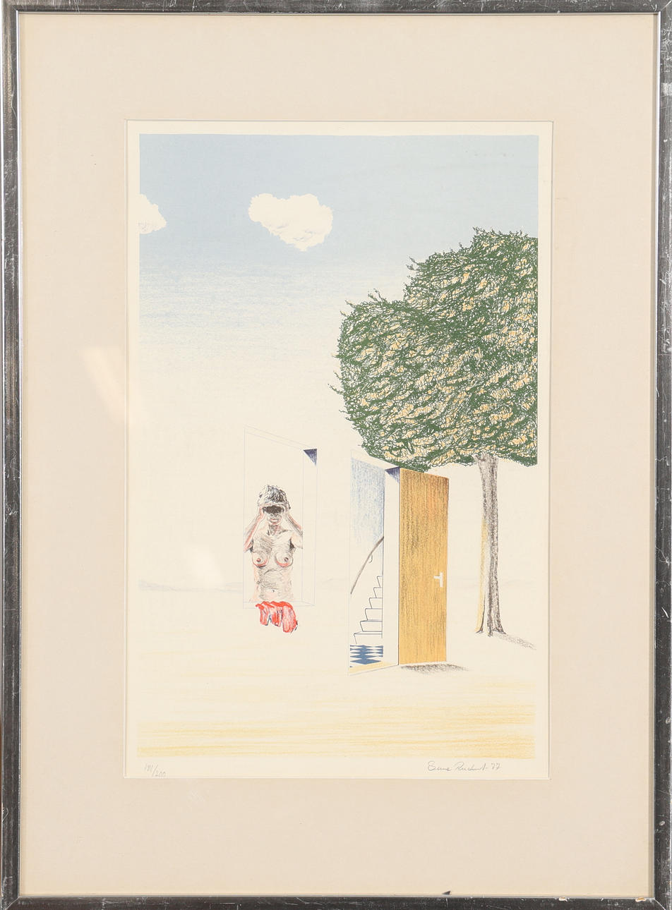 SUNE RUDNERT. LITHOGRAPH, signed and numbered.