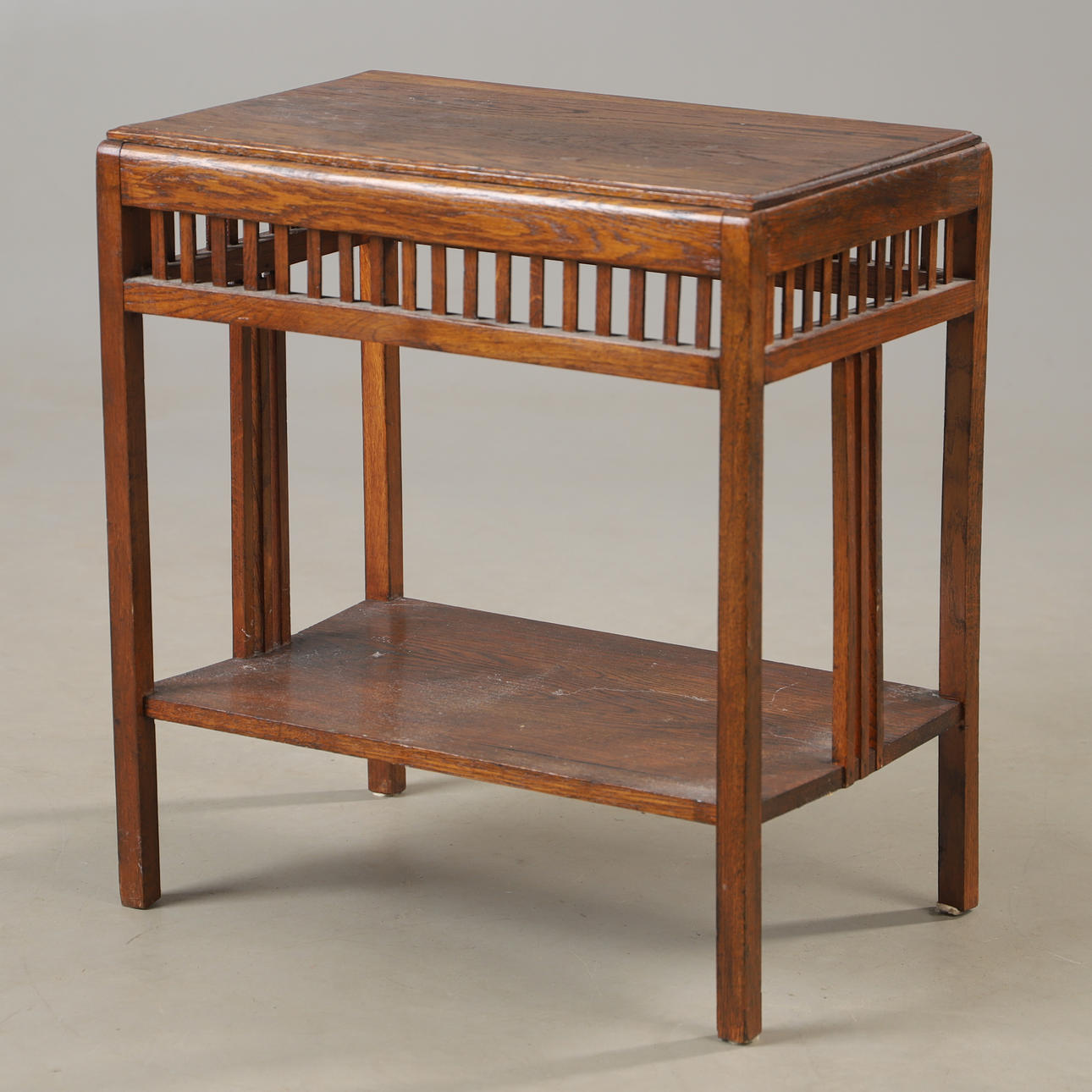 SIDE TABLE, oak, Art Nouveau.