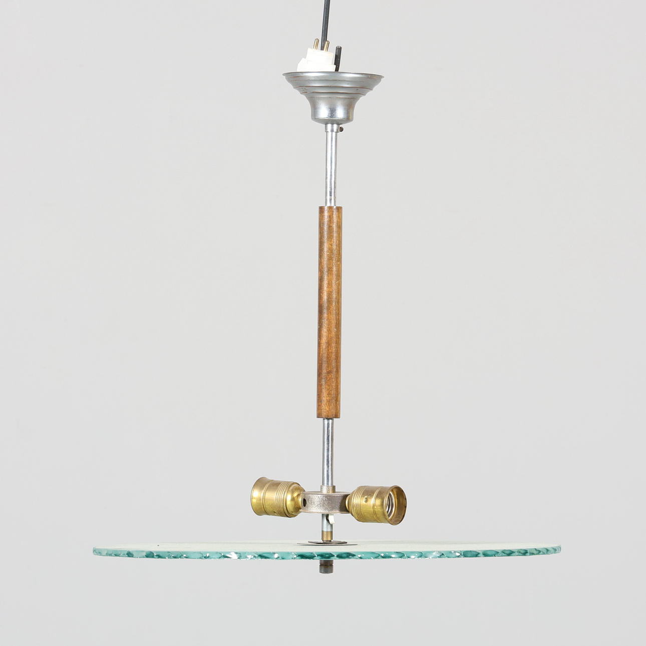 TAKPLAFOND, glas samt metall och trä, swedish grace, 1920/30-tal.