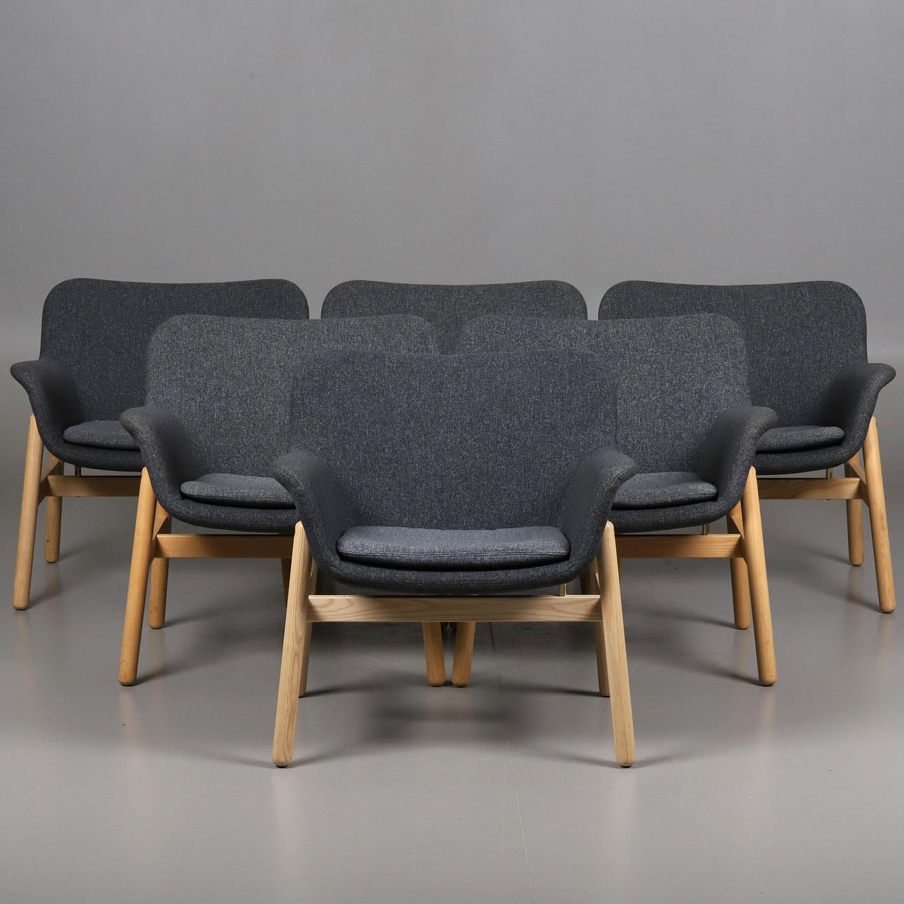 FÅTÖLJER, "Vedbo", IKEA, 6 st.