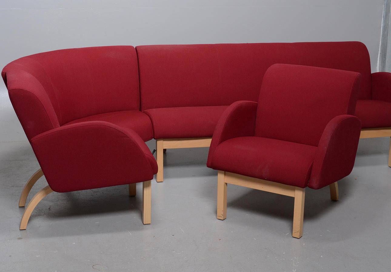 KINNARP, soffa & fåtölj.