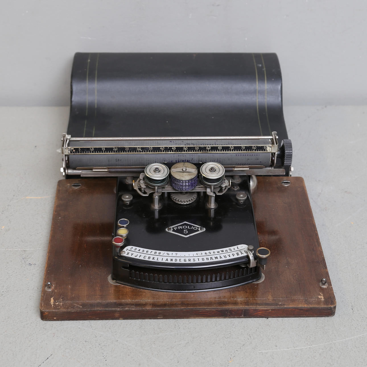 SKRIVMASKIN,Frolio 5, tidigt 1900tal.