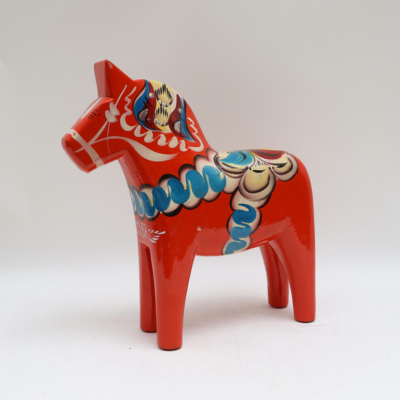 DALA HORSE, Nils Olsson, Nusnäs, dated 1987.