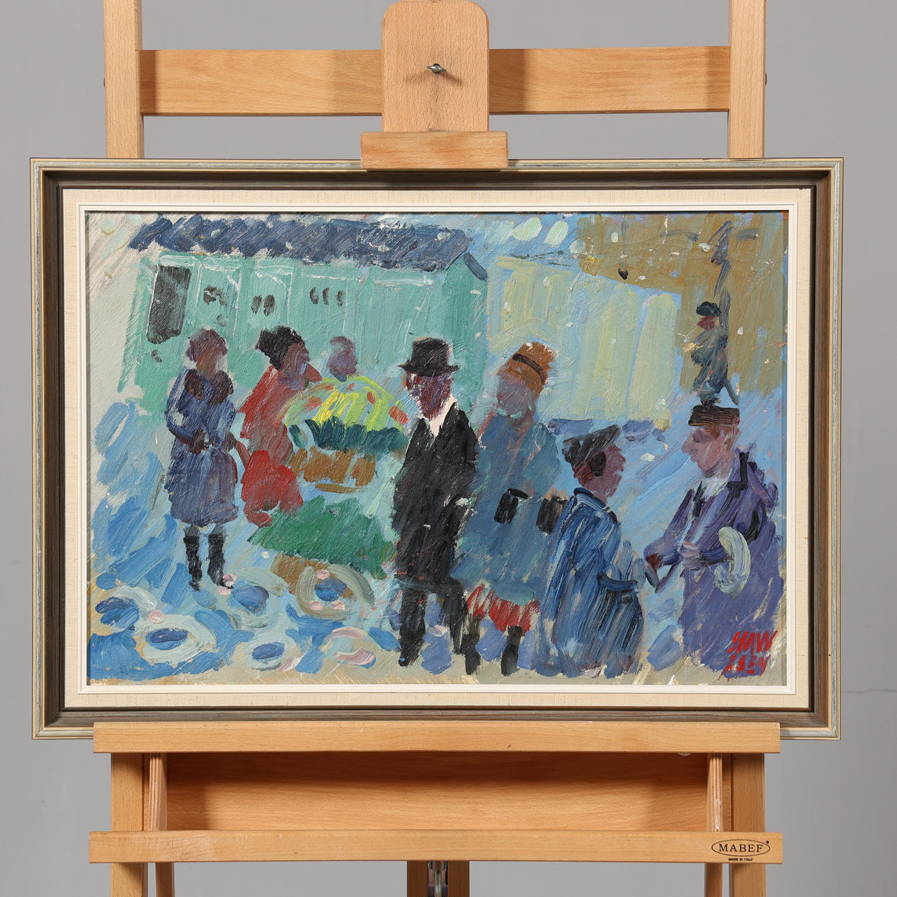 GÖSTA STAWÅSEN. OIL ON PANEL, signed.