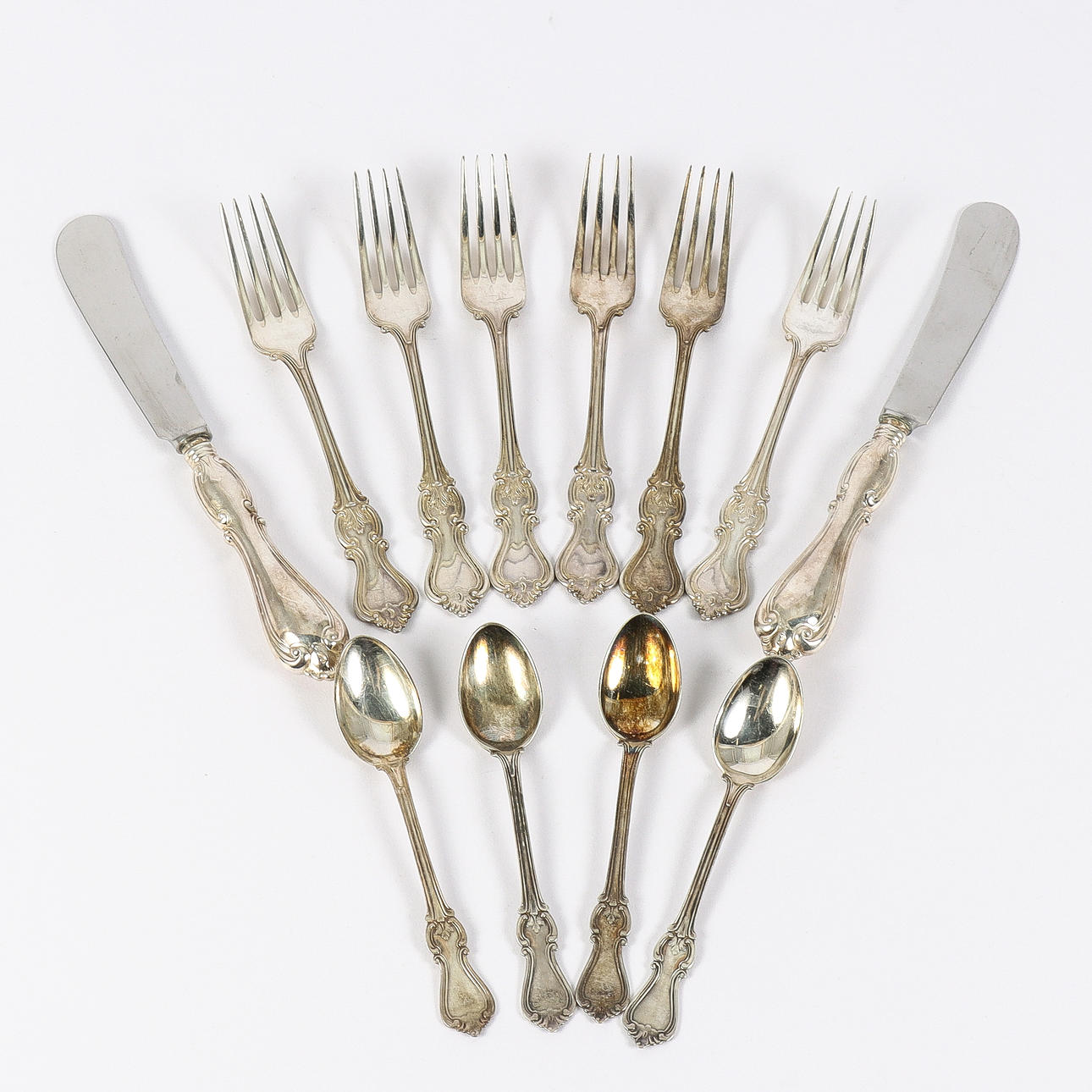 CUTLERY silver, "Olga".
