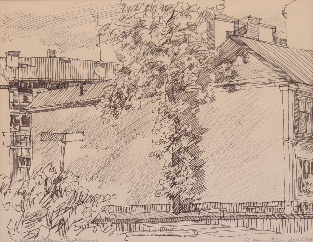 MAGNUS BLOMDAHL. tusch, "Kyrkogatan, Jönköping".
