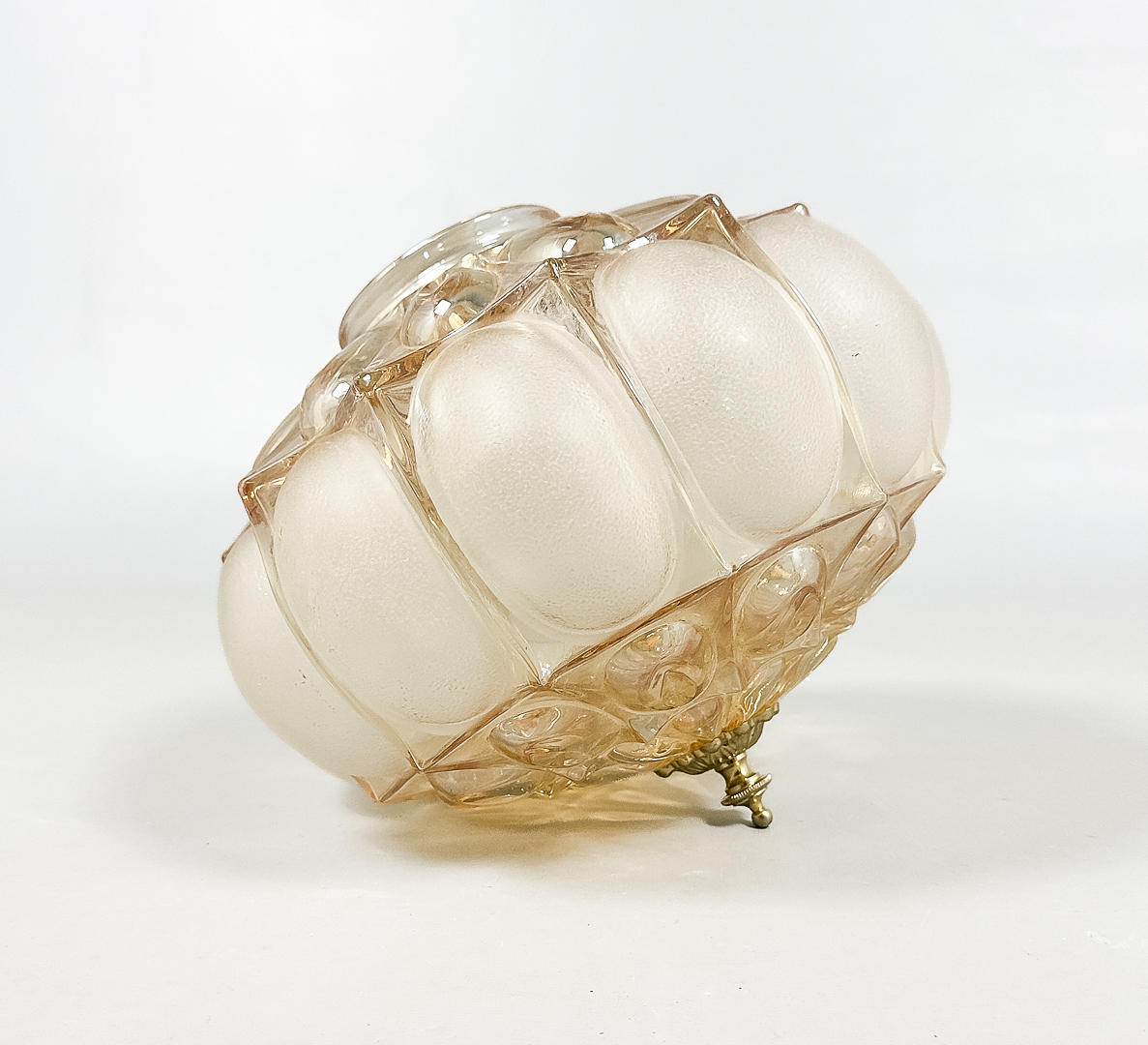 GLASKUPA för taklampa, 1900-tal.