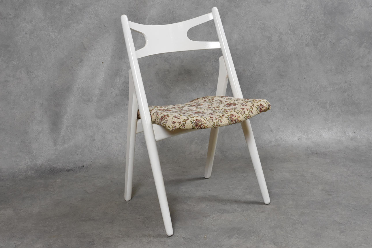 HANS J WEGNER. stol, CH29 " Sågbocksstolen " Carl Hansen & Son.