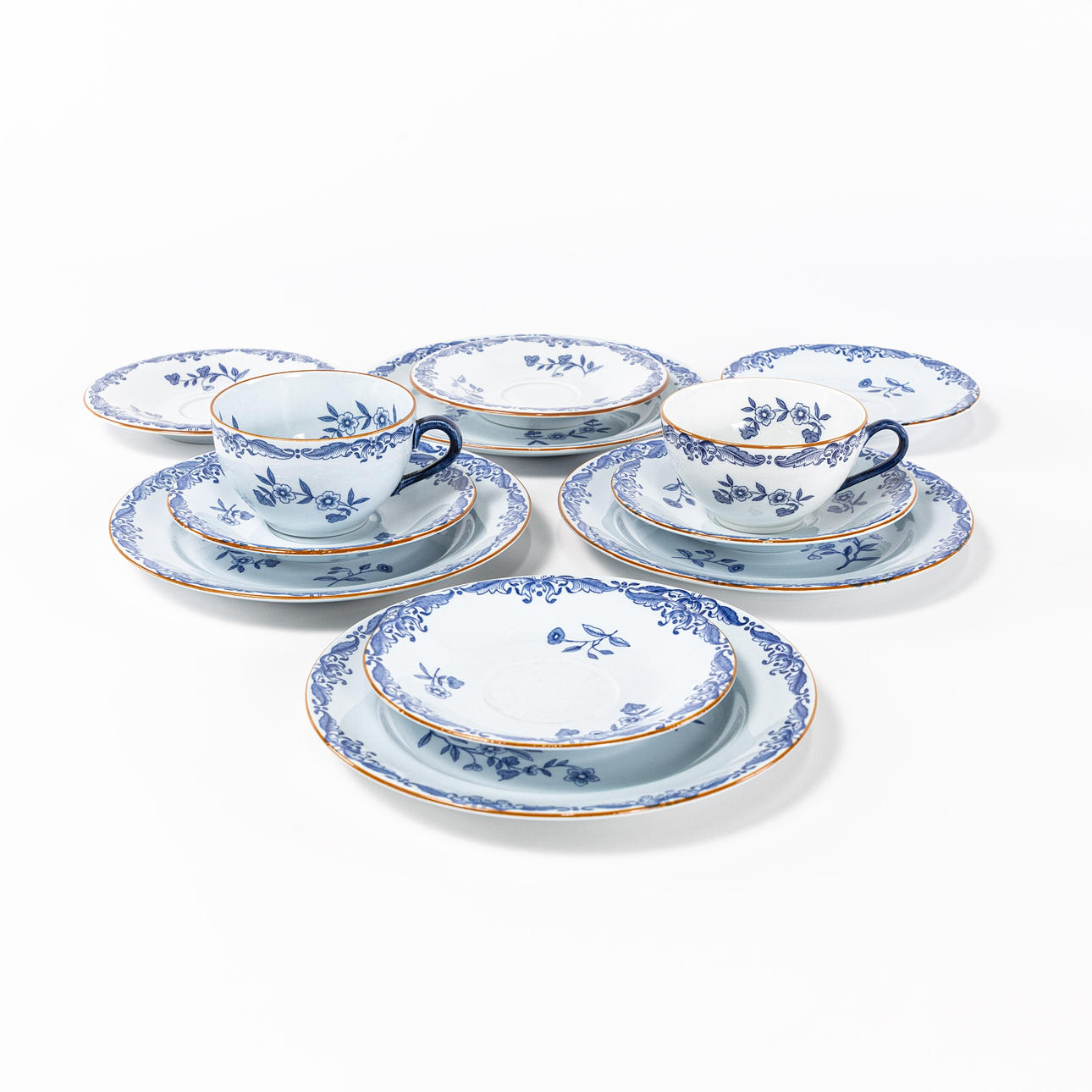 DINNERWARE PARTS, 12 pcs, Ostindia, Rörstrand.