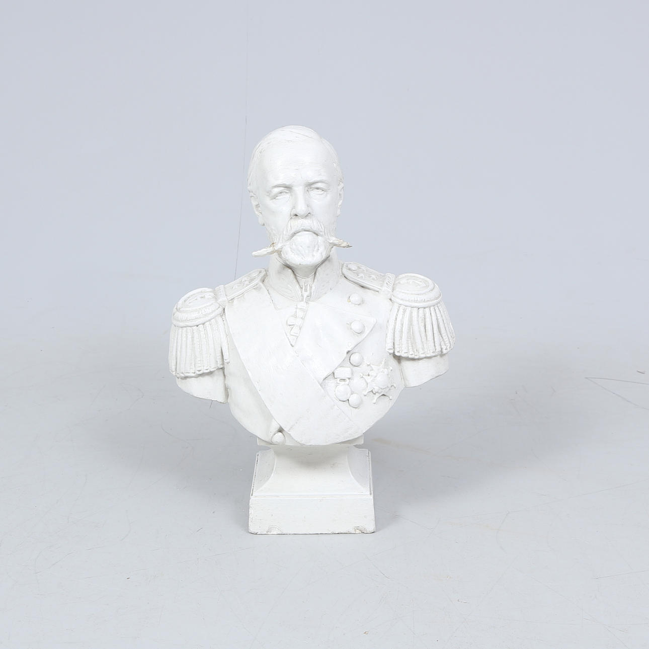 BUST, plaster, Oscar II.