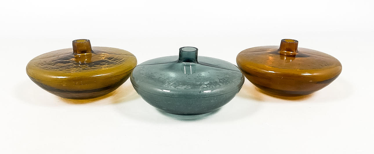 BIMATARE, 3 st, glas, SBR, 1900-tal.