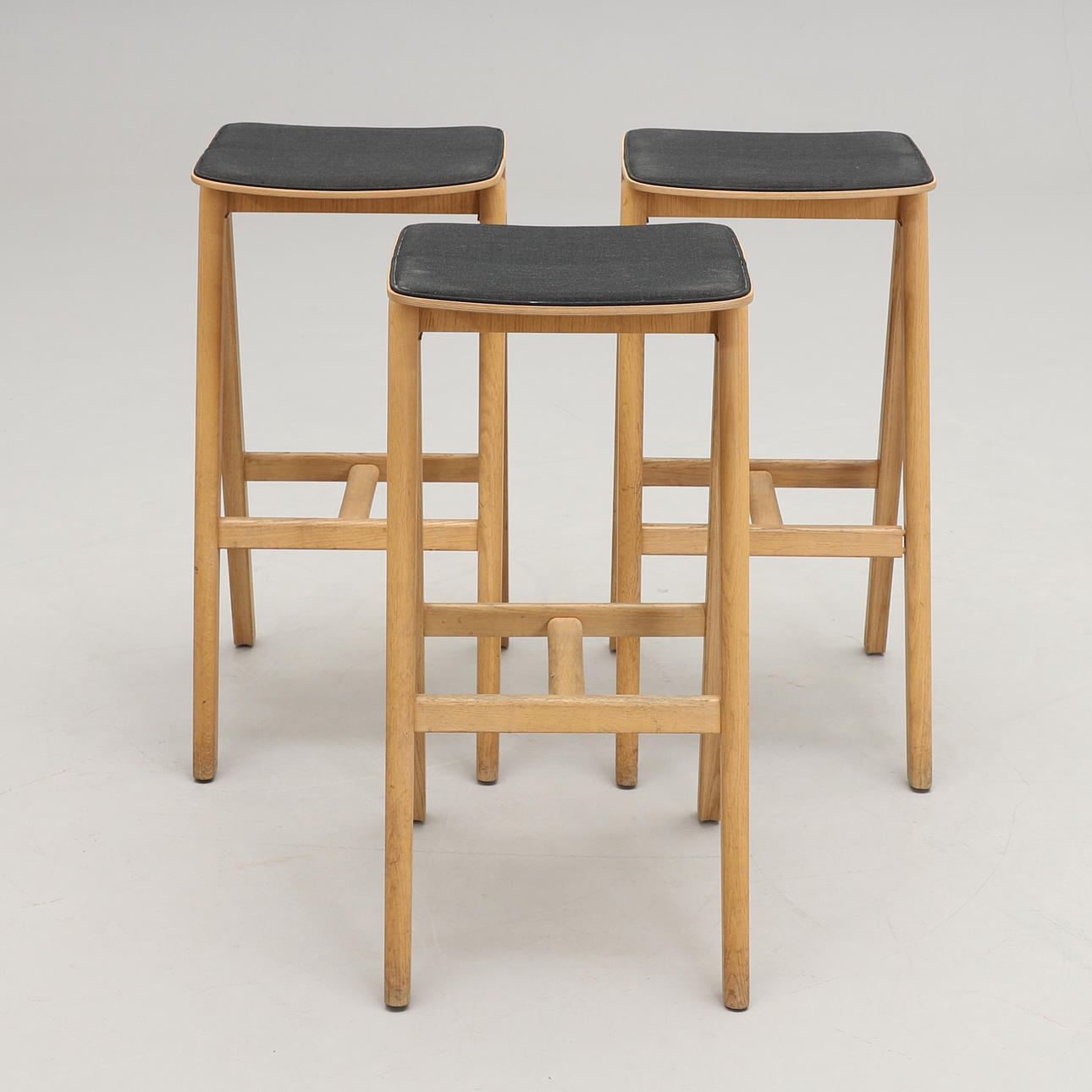 BAR STOOLS, 3 pcs, "Copenhague", HAY.