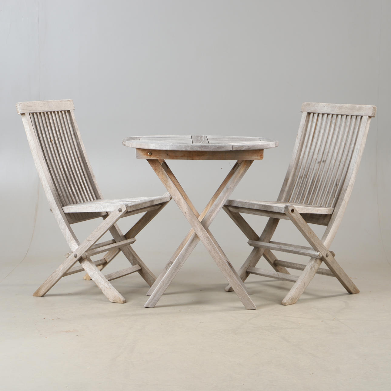 SEATING GROUP, 3 parts, teak.