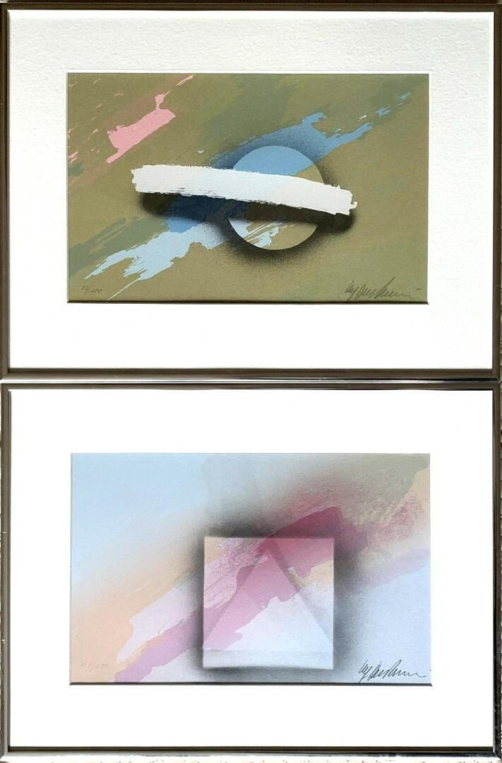 ULF ONSBERG. LITHOGRAPHS 2 pcs signed and numbered.