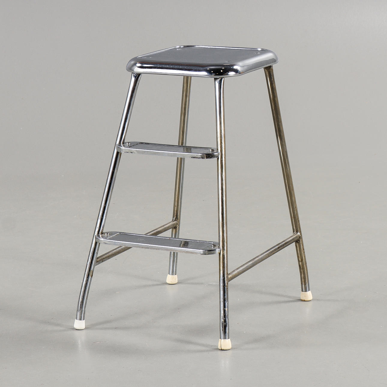STEPLADDER "AWAB", chromed metal.