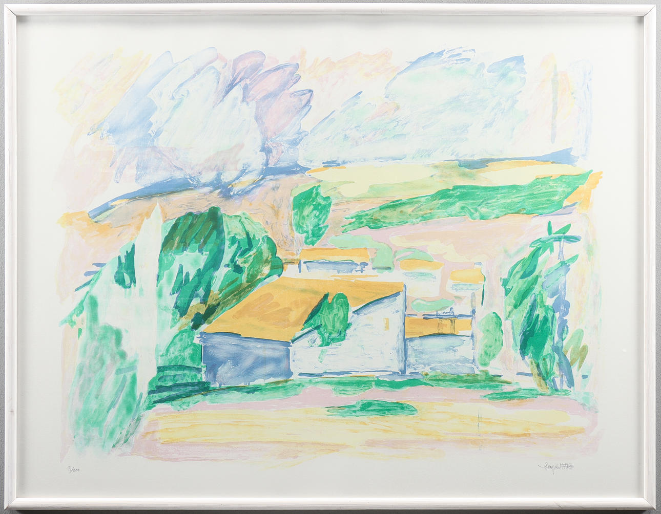 LEOPOLD FARE. Lithograph 31/200, signed.