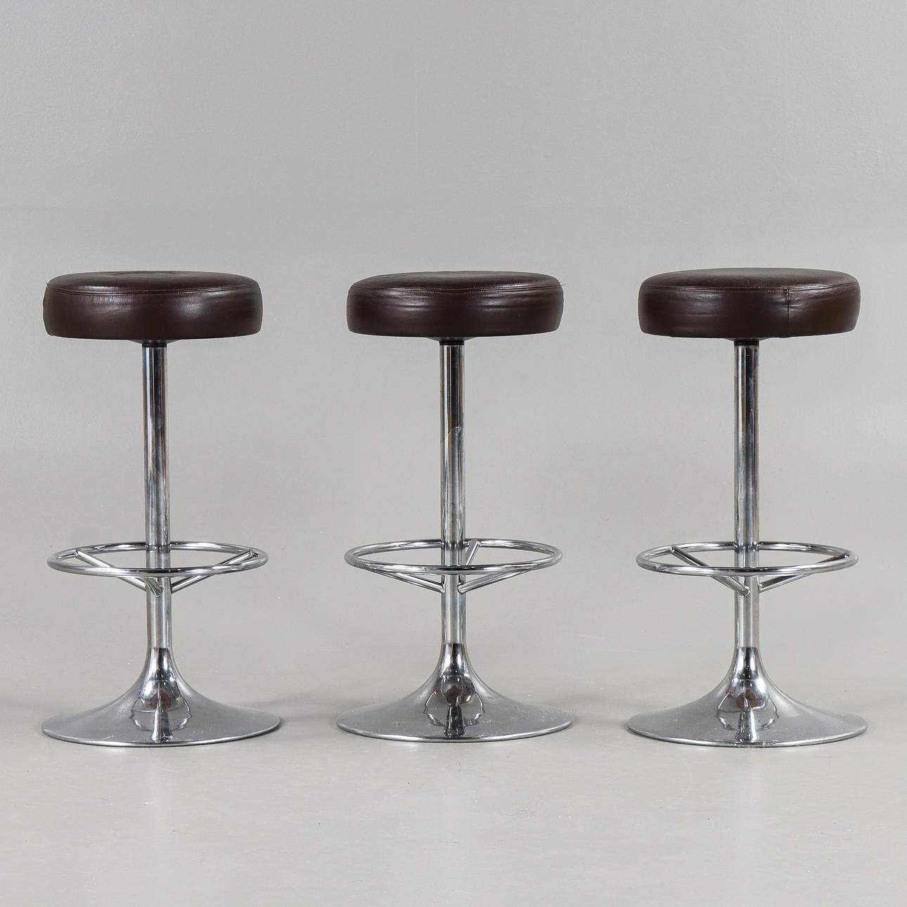 BAR STOOLS 3 pieces, likely Johanson Design, Markaryd.