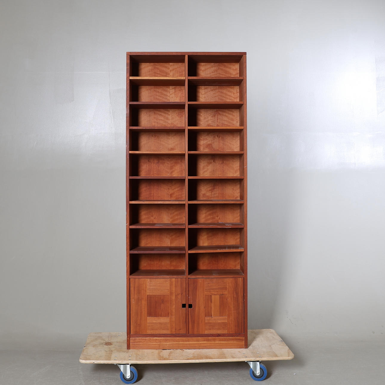 SHELF, with base cabinet, 20th century.