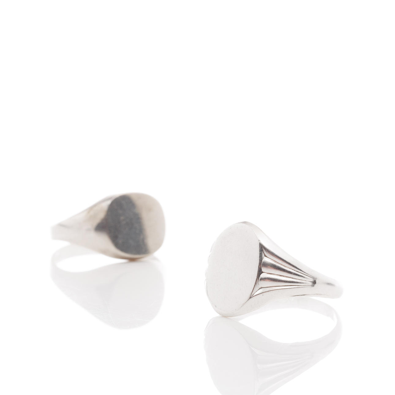 KLACKRINGAR, 2 st, Silver.