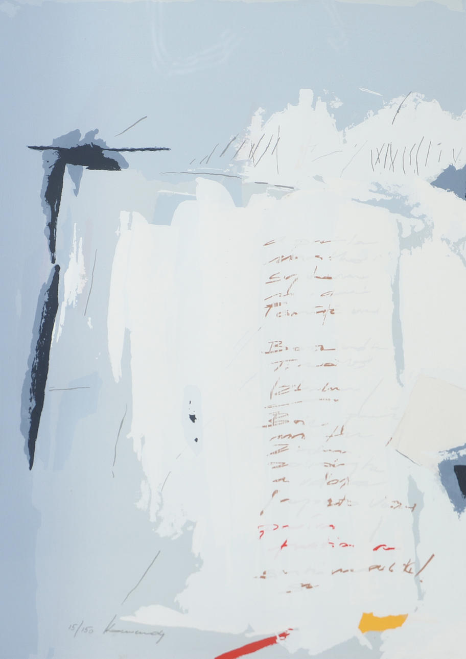 VLADIMIR KAMENDY. Composition, colour lithograph, signed Kamendy.