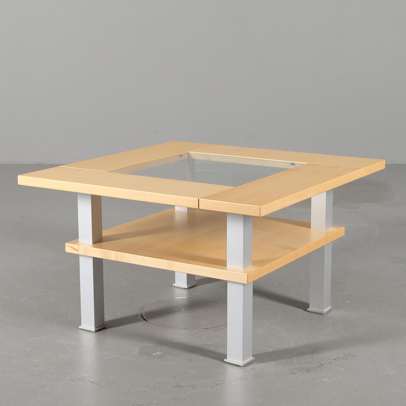 SOFFBORD, bok och glas, Gangsø Møbelfabrik, Danmark.