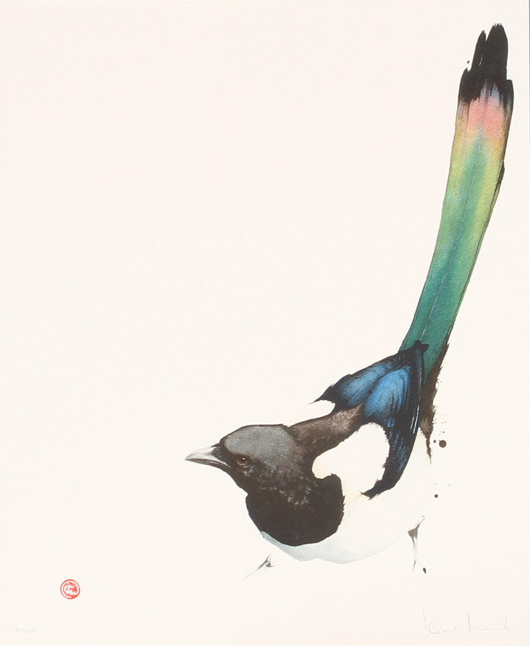 KARL MÅRTENS, Färglitografi, signerad och numrerad 164/250.