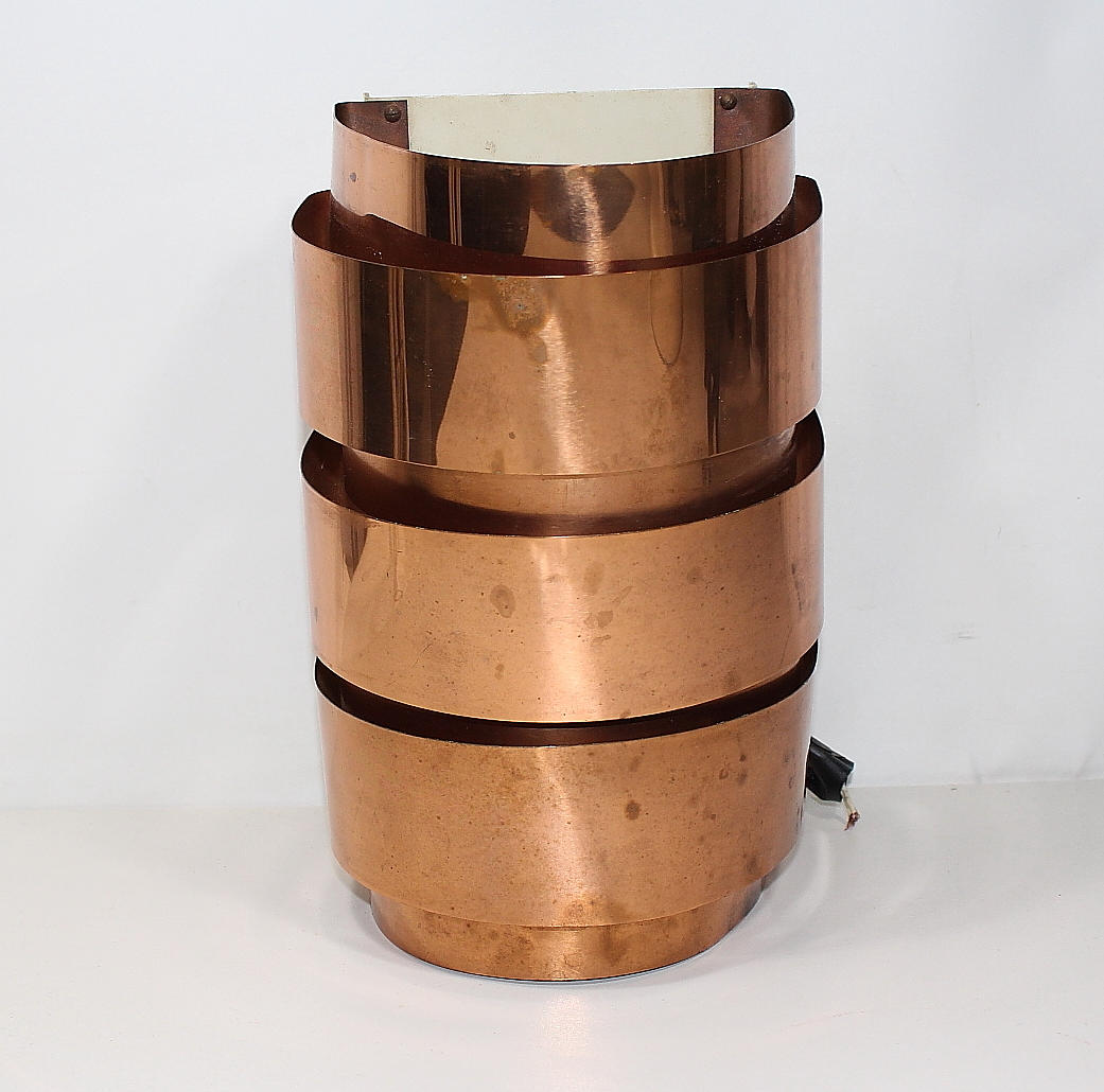 VÄGGLAMPA, koppar, V 155/K, Hans-Agne Jakobsson AB.