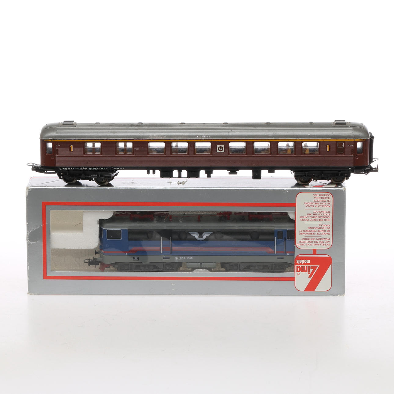 LIMA svenska Rc-loket RC3 1058 i originalkartong samt sittvagn.