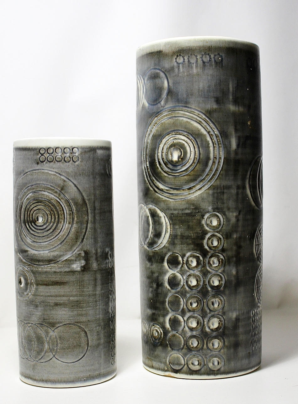 OLLE ALBERIUS. vaser, 2 st. Sarek Rörstrand.