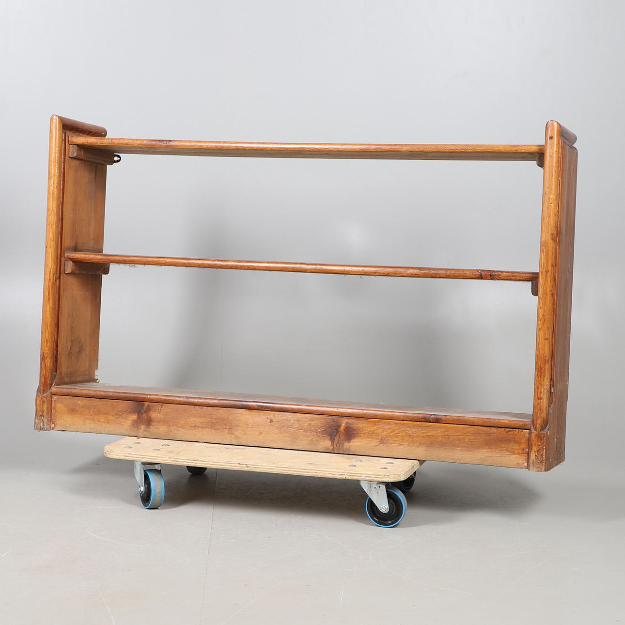 VICTORIAN PINE WALL SHELVES.