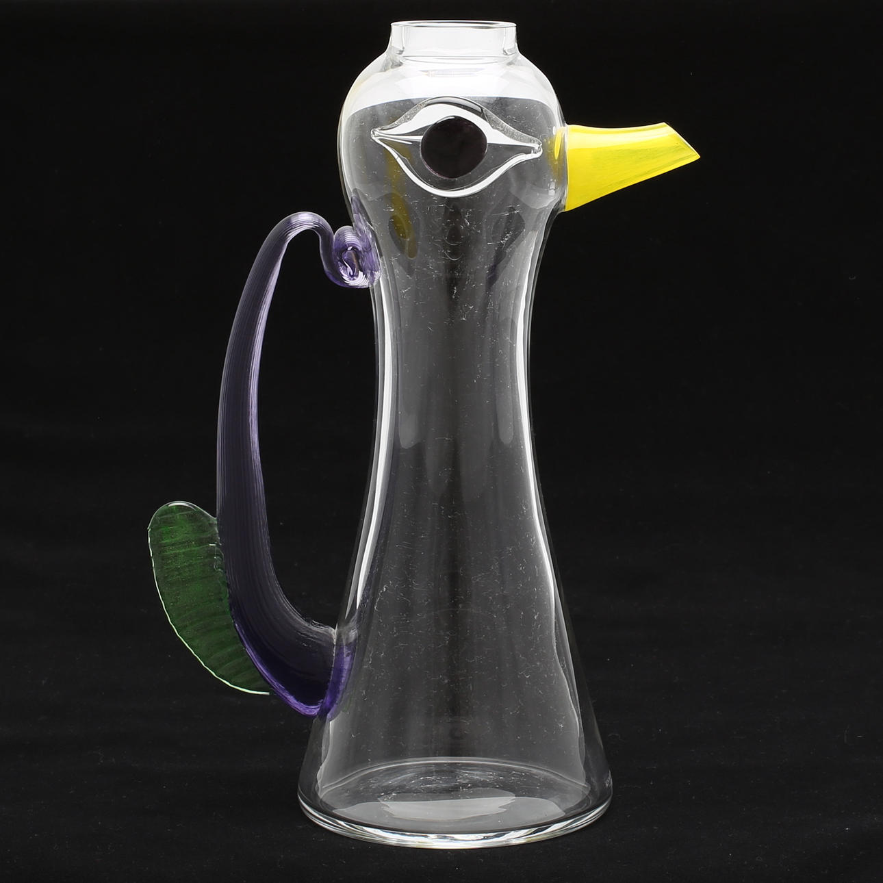 KJELL ENGMAN, karaff, glas, "Fenix", Kosta Boda.