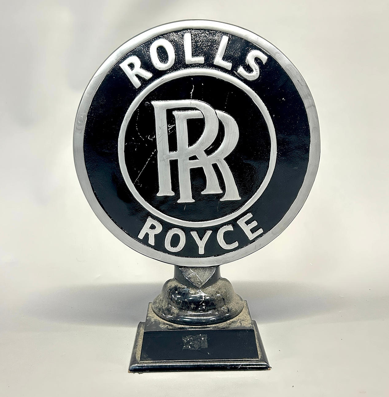 ADVERTISING SIGN ON STAND.