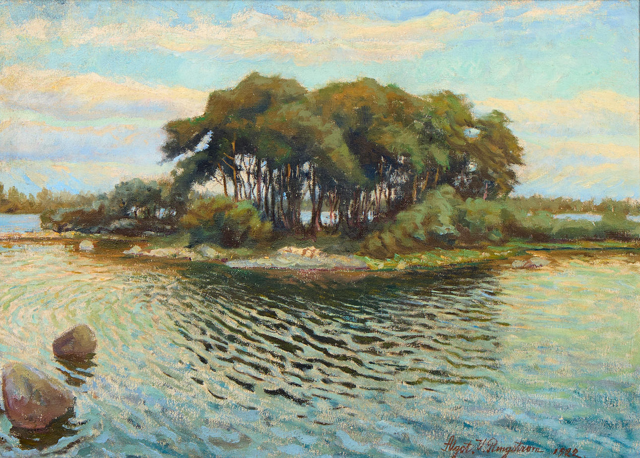 ALGOT VIKTOR RINGSTRÖM (1876-1956). Skärgårdslandskap.