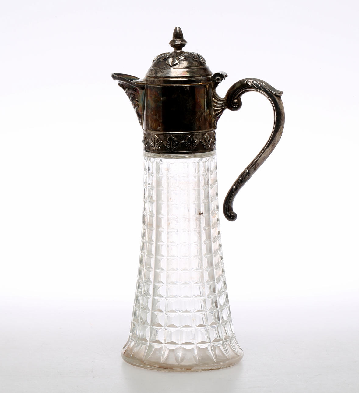 VINKANNA, glas och nysilver, 1900-tal.