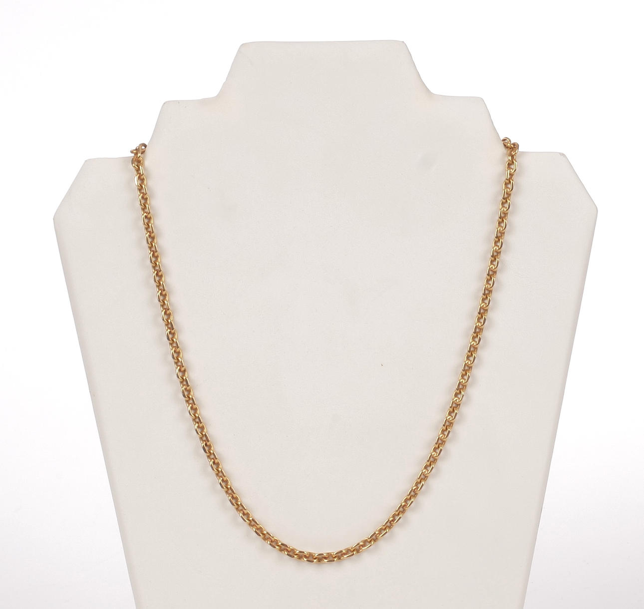 COLLIER, 18K guld, totalvikt ca 49,1 gram.