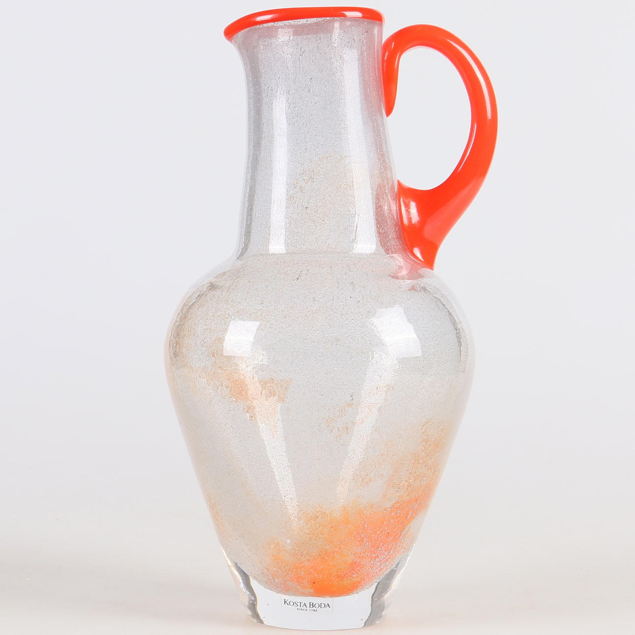 TILLBRINGARE, glas, signerad, Monica Backström.